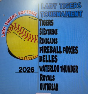 2026 Lady Tigers Tournament Shirts
