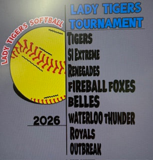 2026 Lady Tigers Tournament Shirts
