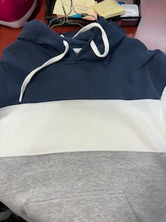 Navy/Gray Tricolor Hoodie