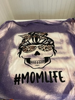 Mom Life  - Skull t shirt